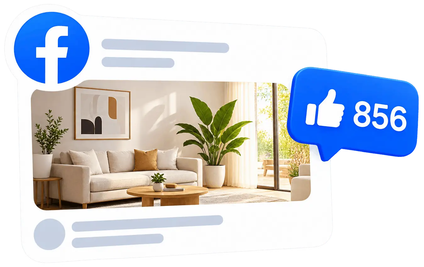 Facebook social media campaign card