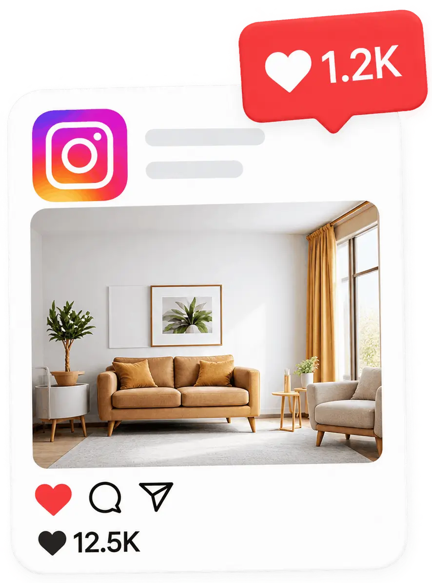 Instagram social media campaign card